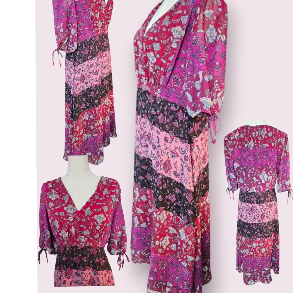 Beautiful multi colored dress, size medium